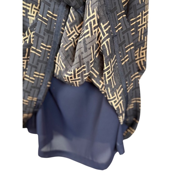 CARLISLE 100% Silk Skirt, A Line/Pleated, High Waist Skirt, Size 16 - Picture 7 of 7